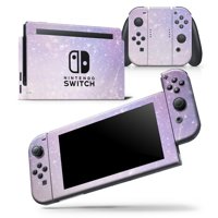 Pink and Blue Grungy Abstract - Skin Wrap Decal Compatible with the Nintendo Switch Wii (2006)