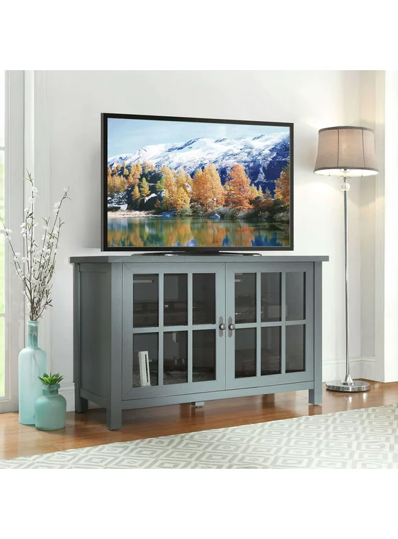 Better Homes & Gardens Oxford Square TV Stand for TVs up to 55", Blue
