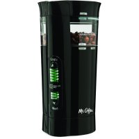 Mr. Coffee 12 Cup Electric Black Coffee Grinder with Multiple Settings