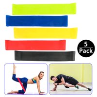 5PCS Resistance Bands, Exercise Loop bands and Workout Bands, 12-inch Fitness Bands for Training or Physical Therapy - Improve Mobility and Strength