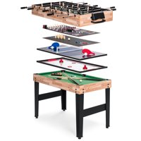 Best Choice Products 10-in-1 Game Table with Foosball, Pool, Shuffleboard, Ping Pong, Hockey, and More