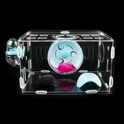 Small Acrylic Hamster Cage - Pet Deluxe Villa Set - Size: 20*15*15CM