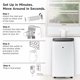 image 5 of TCL 10,000 BTU 115-Volt Smart Portable Air Conditioner with Heater, Remote, White, W14PH91