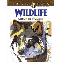 Creative Haven Coloring Books: Creative Haven Wildlife Color by Number Coloring Book (Paperback)
