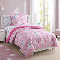 Your Zone Rainbow Unicorn Bed-in-a-Bag Coordinated Bedding Set