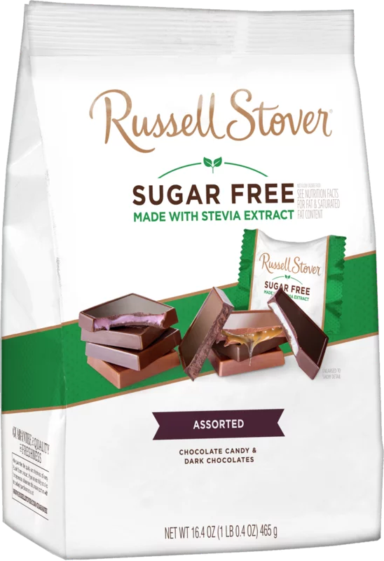 Russell Stover Sugar Free Assortment with Stevia, 16.4 oz. Bag