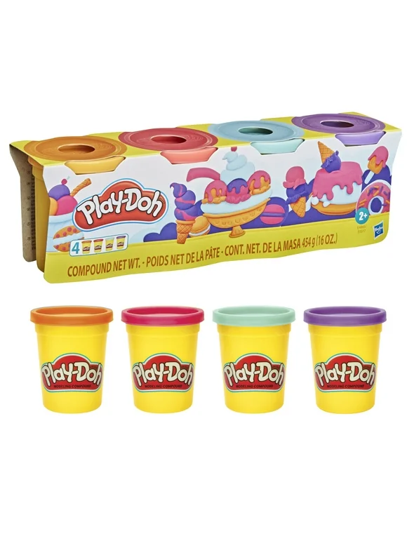Play-Doh Modeling Compound Color Wheel Play-Doh Set, 4 Color (4 Piece), Easter Basket Stuffers for Kids, Age 3+