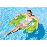 Intex Inflatable Sit n Float Pool Lounge (Green or Teal Blue)