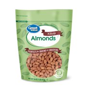 Great Value Whole Almonds, 16 oz, Re-Closable Pouch
