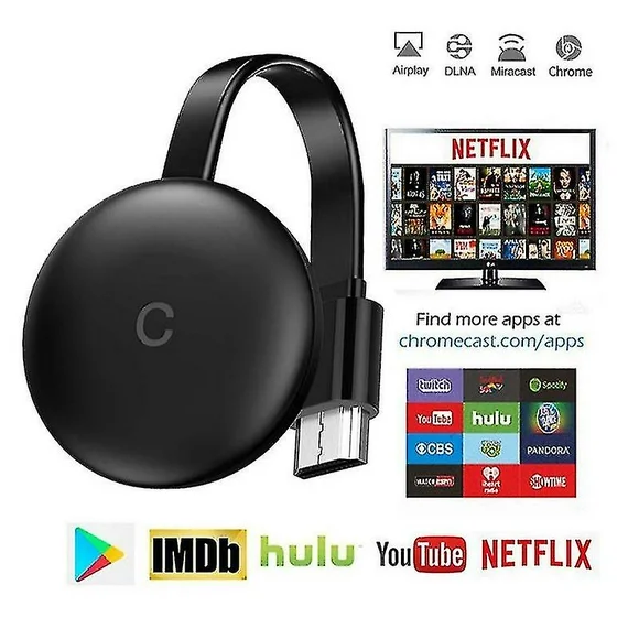 Google Chromecast Ultra Hd 1080p Hdr Wifi Media Streaming Tv Stick Hdmi Player