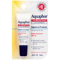 Aquaphor Lip Protectant and Sunscreen, SPF 30, Lip Balm For Chapped Lips