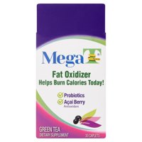 Mega-T Fat Oxidizer Green Tea Weight Loss Caplets, 30 Ct