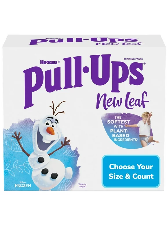 Pull-Ups New Leaf Boys' Disney Frozen Potty Training Pants, 3T-4T (32-40 lbs), 16 Ct (Select for More Options)