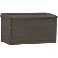 Suncast 50 Gallon Outdoor Resin Deck Storage Box with Seat, Multiple Colors