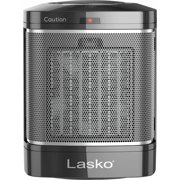 Lasko - Simple Touch Ceramic Tabletop Electric Space Heater - Black