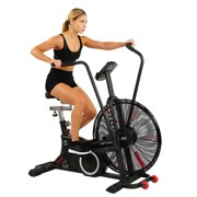Sunny Health & Fitness Exercise Fan Bike with Bluetooth and Heart Rate Compatibility - Tornado LX Air Bike