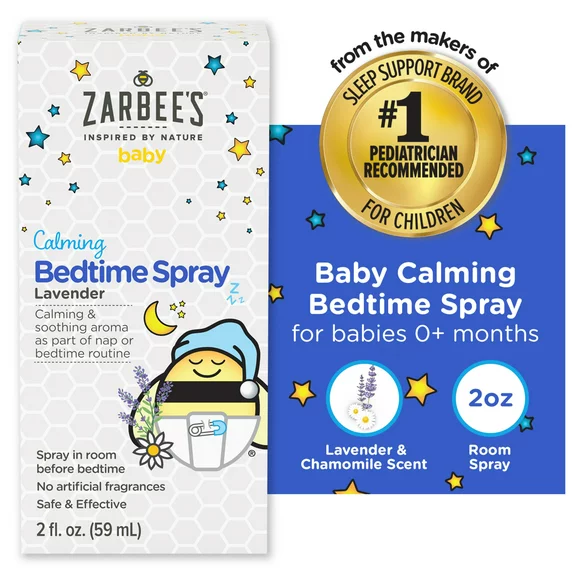Zarbee's Baby Calming Lavender Bedtime Spray, 2 fl oz