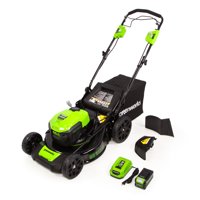 Greenworks 21-Inch 40V Self Propelled Mower 5Ah Battery and Quick Charger Included 2516402