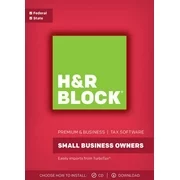 H&R Block Tax Software Premium & Business 2017