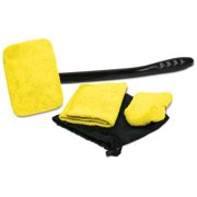 Auto Glass Cleaner Wiper Kit For Car Vehicles Interior Exterior Windshields
