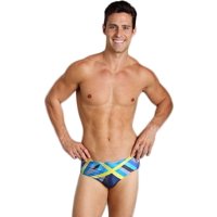 Speedo Men's Boy's Laser Stripe Swimsuit Briefs 8051367
