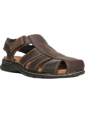 Dr. Scholl's Shoes Mens gaston Fabric Buckle Open Toe Sport, Brown, Size 13.0