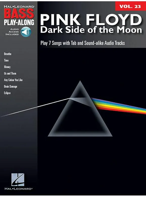 Hal Leonard Bass Play-Along: Pink Floyd - Dark Side of the Moon Bass Play-Along Volume 23 Book/Online Audio (Other)