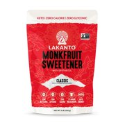 Lakanto Monkfruit Sweetener - 1:1 White Sugar Substitute, Zero Calorie, Keto Diet Friendly, Zero Net Carbs, Zero Glycemic, Baking, Extract, Sugar Replacement (Classic White - 3 lbs)