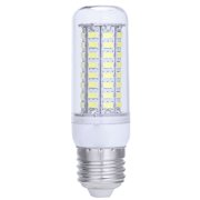 E27 LED Corn Bulb E27-5630SMD Silver Side Cover 56 Beads LED Corn Light Warm White Light Replacement