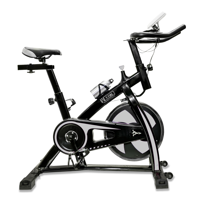 V-FIRE Indoor Training Cycling Workout Fitness Bike for Cardio white