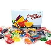 Jelly Fruit Slices Candy, Individually Wrapped, Gift Box - Assorted Fruit Flavors, 2 Lbs