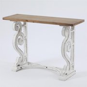 LuxenHome Wood Rustic Vintage Console and Entry Table