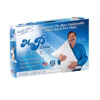 MyPillow Classic Series Foam Queen Size Bed Deep Sleep Pillow, White Medium Fill
