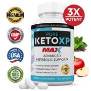Pure Keto XP Max 1200MG Keto Diet Pills Real BHB Salts Advanced Ketogenic Supplement Exogenous Ketones Ketosis Weight Loss Fat Burner Carb Blocker Appetite Suppressant Men Women 30 Day Supply 1 Bottle