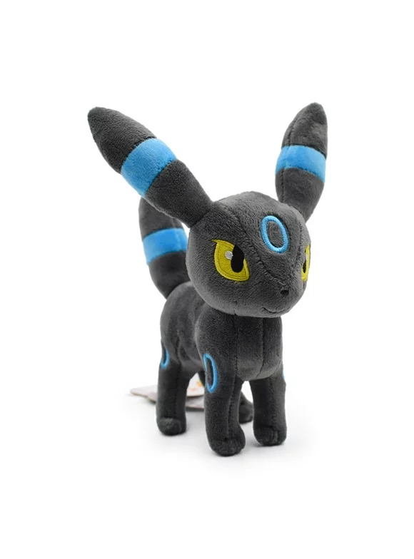 SeekFunning 8" Pokemon Evolutions Shiny Umbreon Plush Toy, Stuffed Animal Plush, Best Gift