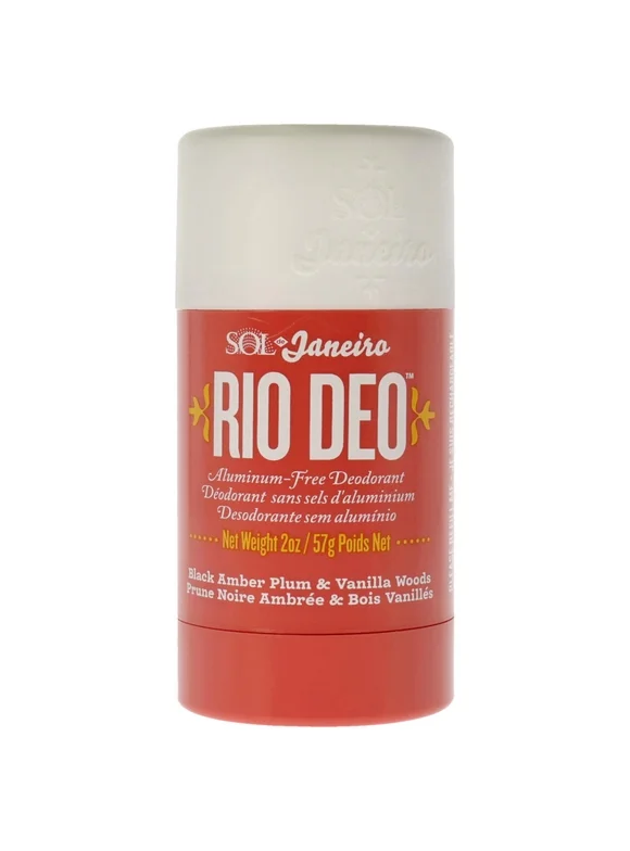 Sol de Janeiro Rio Deo Aluminum-Free Deodorant - Black Amber Plum and Vanilla Woods , 2 oz Deodorant Stick