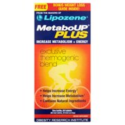 (2 Pack) Lipozene MetaboUP Plus Weight Management Pills for Increased Metabolism & Energy, Tablets, 60 Ct