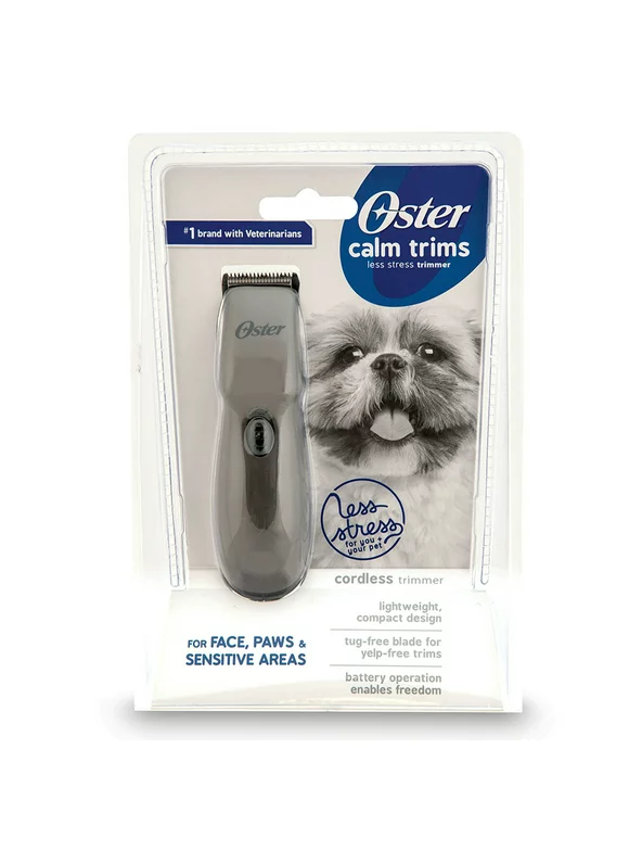 Oster Cordless Pet Hair Trimmer for Face, Paws and Sensitive Areas