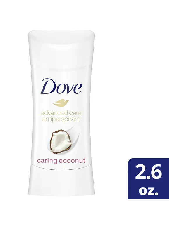 Dove Antiperspirant Deodorant Caring Coconut Deodorant for Women with 48 Hour Protection 2.6 oz