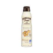 Hawaiian Tropic Silk Hydration Weightless Sunscreen Spray SPF 30, 6 oz