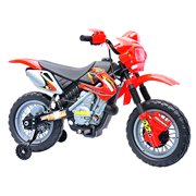 6V Electric Kids Ride On Motocross Outdoor Recreation Dirt Bike - Red