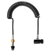 ALEKO PBRHS12 Heavy Duty Coil Remote Hose Coiled Line with Quick Disconnect and Slide Check