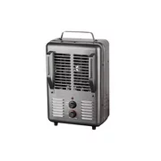 King Electric Portable Milkhouse Heater, 1500W / 120V, Grey, PHM-1