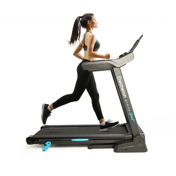 Echelon Stride 10 Sport Manual Incline Treadmill with Cushioned Deck + 30-Day Free Membership
