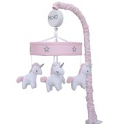 NoJo Unicorn Pink and White Musical Mobile