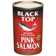 (2 Pack) Black Top Premium Wild Alaska Pink Salmon, 14.75 oz
