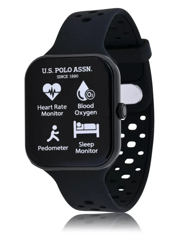 U.S. Polo Association Adult Unisex Smart Watch in Silver and Grey - US9795BU