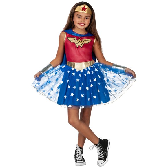 Girls Wonder Woman Halloween Costume Small
