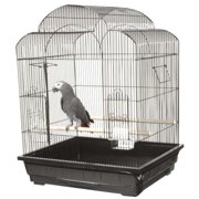 A and E Cage Co. Victorian Top Bird Cage-Black