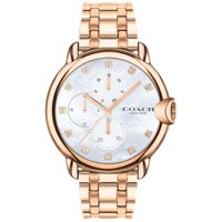 Coach Arden Crystal and Rose Gold-Tone Bracelet Women's Watch